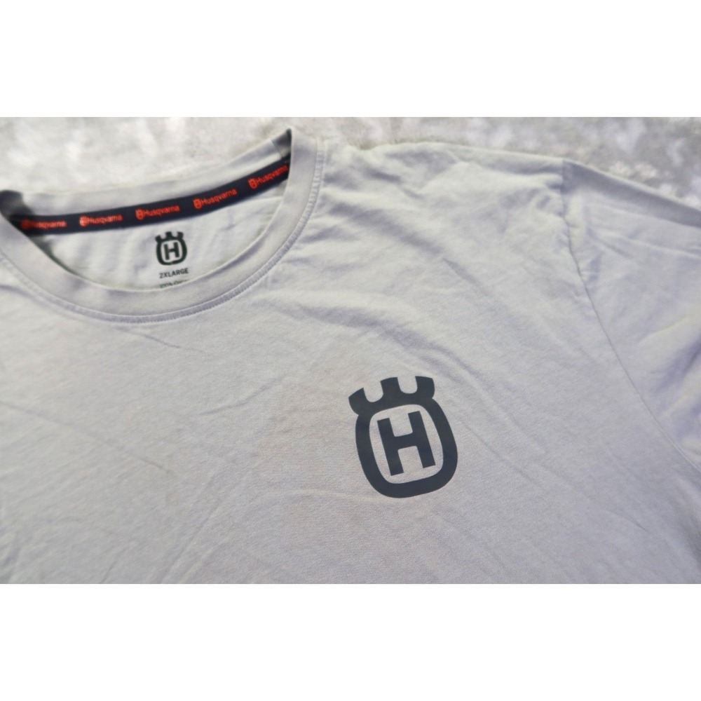 Husqvarna Gray T Shirt Men's Size‎ 2XL Mowers Landscaper Landscaping Equipment